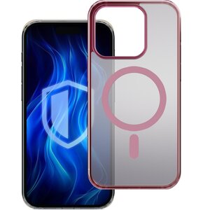 Etui 3MK Frosty Guardx MagCase do Apple iPhone 16 Pro Różowy
