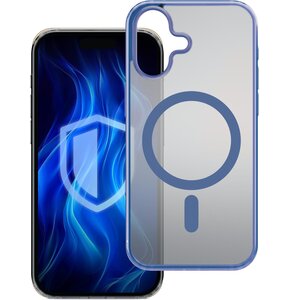 Etui 3MK Frosty Guardx MagCase do Apple iPhone 16 Niebieski