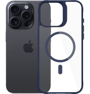 Etui 3MK Satin Guardx MagCase do Apple iPhone 16 Pro Przezroczysto-niebieski