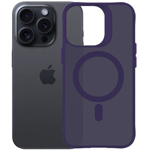 Etui 3MK Smoke Guardx MagCase do Apple iPhone 16 Pro Max Fioletowy