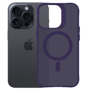 Etui 3MK Smoke Guardx MagCase do Apple iPhone 16 Pro Fioletowy