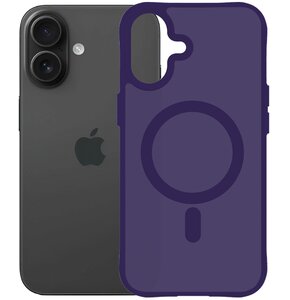 Etui 3MK Smoke Guardx MagCase do Apple iPhone 16 Fioletowy