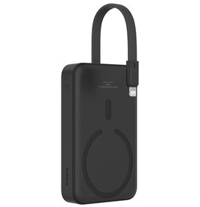 Powerbank BASEUS Magnetic Mini 10000mAh 20W Czarny + Kabel Lightning
