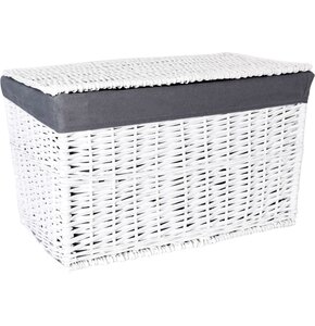 Kufer GOCKOWIAK wiklinowy 160 L Biało-szary