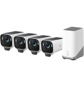 Zestaw kamer EUFY eufyCam S3 Pro Zewnętrzna, Wi-Fi (4 szt.) + Stacja bazowa
