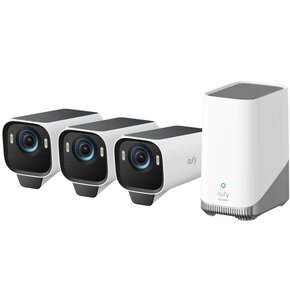 Zestaw kamer EUFY eufyCam S3 Pro Zewnętrzna, Wi-Fi (3 szt.) + Stacja bazowa