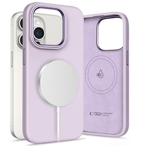 Etui TECH-PROTECT Silicone Pure MagSafe do Apple iPhone 15 Pro Max Jasno-fioletowy