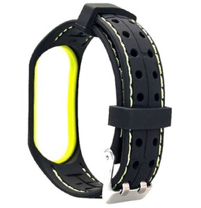 Pasek BELINE Smart do Xiaomi Mi Band 3/4 Czarno-limonkowy