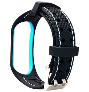 Pasek BELINE Sport do Xiaomi Mi Band 3/4 Czarno-niebieski