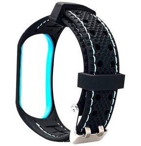 Pasek BELINE Sport do Xiaomi Mi Band 7 Czarno-niebieski