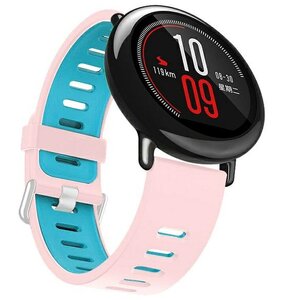 Pasek BELINE Double Color do Watch (20mm) Różowo-niebieski