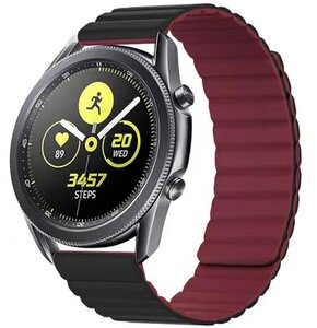Pasek BELINE Magnetic do Watch (20mm) Czarno-czerwony