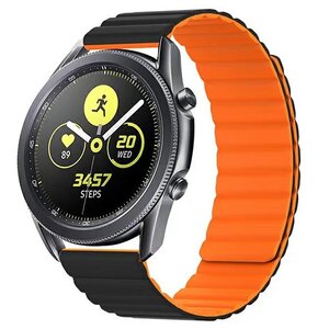 Pasek BELINE Magnetic do Watch (20mm) Czarno-pomarańczowy