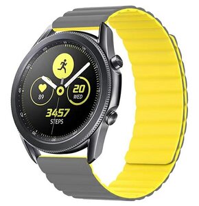 Pasek BELINE Magnetic do Watch (20mm) Szaro-żółty