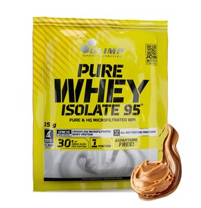 Odżywka białkowa OLIMP Pure Whey Isolate 95 Masło Orzechowe (35 g) Bez laktozy