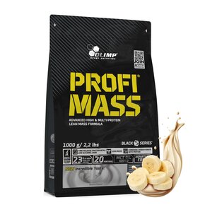Odżywka węglowodanowa OLIMP Profi Mass Bananowy (1000 g)