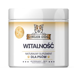 Suplement dla psa GINGER DOG Witalność 180 g
