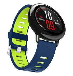 Pasek BELINE Double Color do Watch (22mm) Niebiesko-zielony