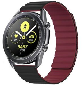 Pasek BELINE Magnetic do Watch (22mm) Czarno-czerwony