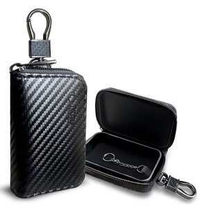 Etui z ochroną RFID na kluczyki TECH-PROTECT KLR300 Keyless RFID Carbon Czarny