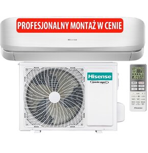 Klimatyzator Split, Pompa ciepła powietrze - powietrze HISENSE Fresh Air QJ35XJ3AG AS35XJ3EW 3.5 KW z usługą montażu