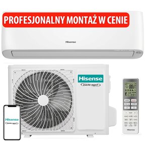 Klimatyzator Split, Pompa ciepła powietrze - powietrze HISENSE Energy Pro+ QE35XV0EG z usługą montażu