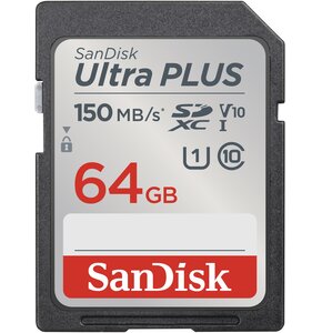 Karta pamięci SANDISK Ultra Plus SDXC 64GB