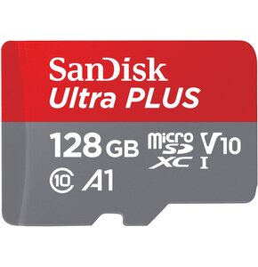 Karta pamięci SANDISK Ultra Plus microSDXC 128GB + Adapter