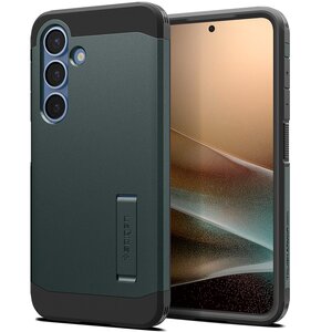 Etui SPIGEN Tough Armor MagSafe do Samsung Galaxy S25+ Zielony