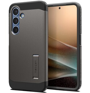 Etui SPIGEN Tough Armor MagSafe do Samsung Galaxy S25+ Srebrny