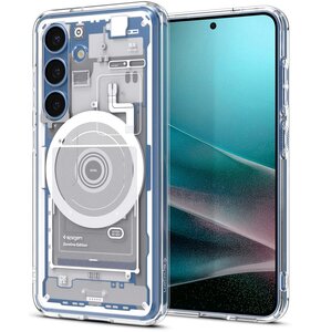 Etui SPIGEN Ultra Hybrid Mag MagSafe do Samsung Galaxy S25 Zero One Biały
