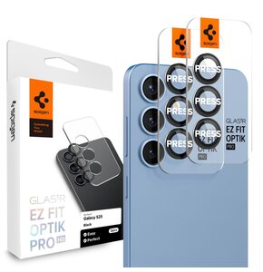 Nakładka na obiektyw SPIGEN Optik Pro Glas.Tr Ez Fit do Samsung Galaxy S25 Czarny