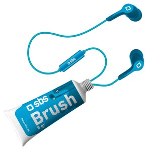 Słuchawki dokanałowe SBS Brush Niebieski