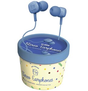 Słuchawki dokanałowe SBS Ice Cream Niebieski
