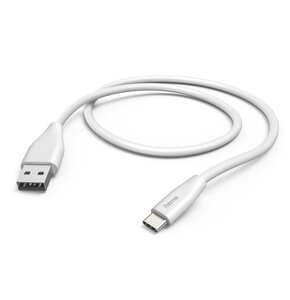 Kabel USB - USB-C HAMA 201596 1.5 m Biały