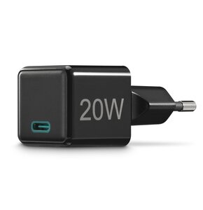 Ładowarka sieciowa HAMA SuperMini PD/QC 20W Czarny