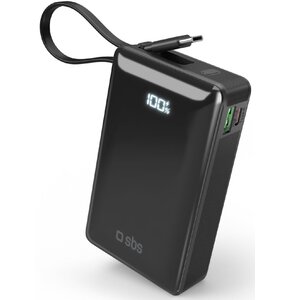 Powerbank SBS TTBB20000LCDTCPD20K 20000mAh 22.5W Czarny