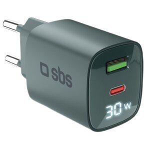Ładowarka sieciowa SBS GAN 30W Błękitny