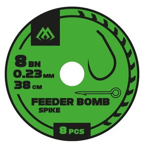 Przypon MIKADO Feeder Bomb HFB805BI-14 0.18 mm / 38 cm