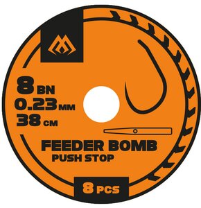 Przypon MIKADO Feeder Bomb HFB805BP-08 0.23 mm/ 38 cm
