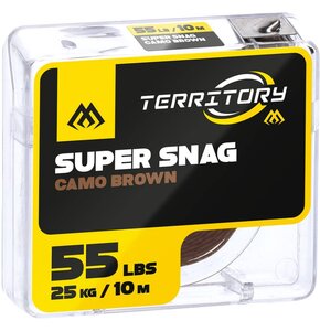 Plecionka MIKADO Super Snag 25 kg / 10 m Brązowy