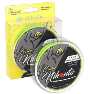 Żyłka MIKADO Nihonto Carp 0.40 mm / 300 m Żółty Fluo