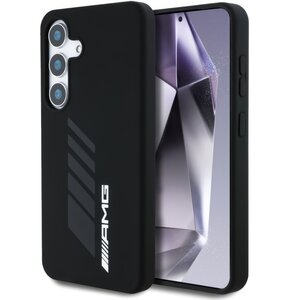 Etui AMG Oversize Rhombs MagSafe do Samsung Galaxy S25 Czarny