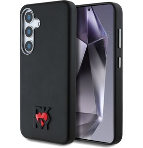 Etui DKNY Leather Heart of NY do Samsung Galaxy S25 Czarny