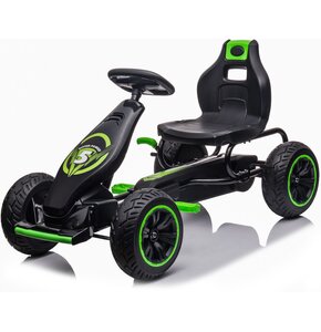 Gokart na pedały ENERO 18 Czarno-zielony