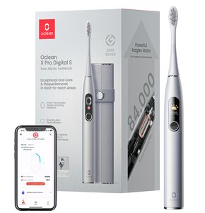 Szczoteczka soniczna OCLEAN X Pro Digital Srebrny + Etui