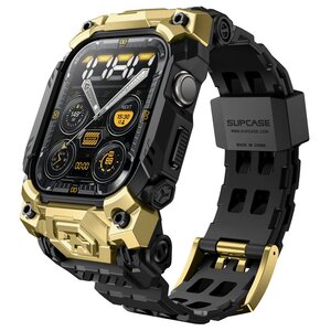 Pasek SUPCASE UB Ore do Apple Watch 10 (46 mm) Czarno-złoty