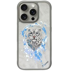 Etui NIMMY Pantera MagSafe do Apple iPhone 16 Pro Jasnoszary