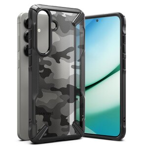 Etui RINGKE Fusion X do Samsung Galaxy S25+ Czarny (moro)