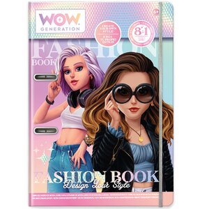 Zestaw kreatywny KIDS EUROSWAN WOW Generation Fashion Book Zaprojektuj swój styl WOW00054